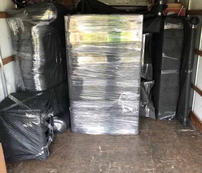 Customers furniture getting loaded