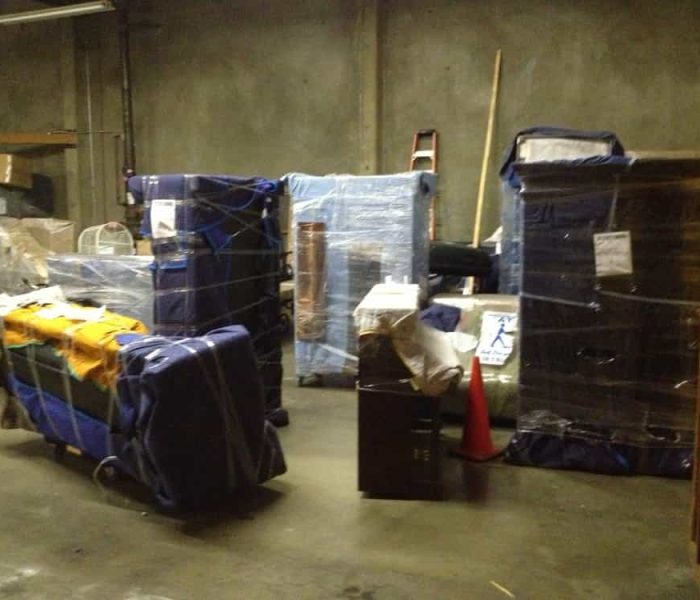 Storage facility at Pyramid Movers.