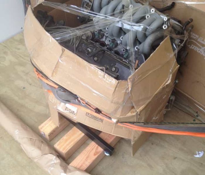 Pyramid Moving an engine.